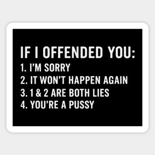 I-OFFENDED-YOU Magnet